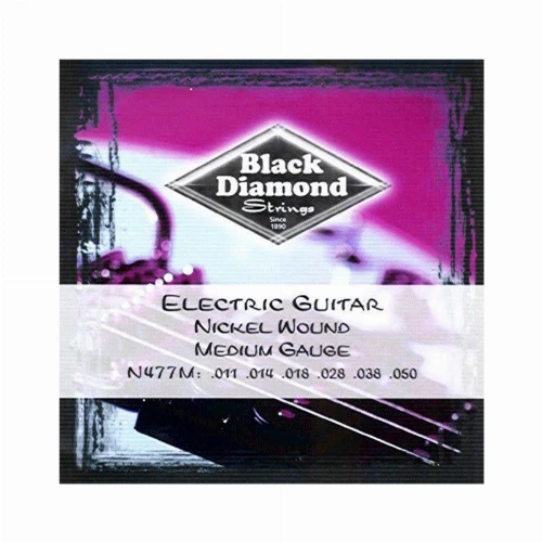 قیمت خرید فروش سیم گیتار Black Diamond N477M Medium Nickel Wound 